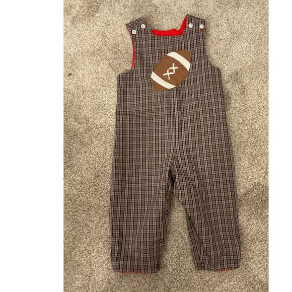 The Bailey Boys Football and Christmas Reversible Little Boys Longall, 18M - Picture 1 of 7